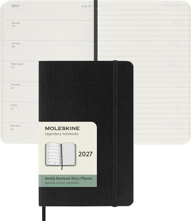 Produktbild Moleskine Taschenagenda Weekly (A6, 1 Woche / 1 Seite)