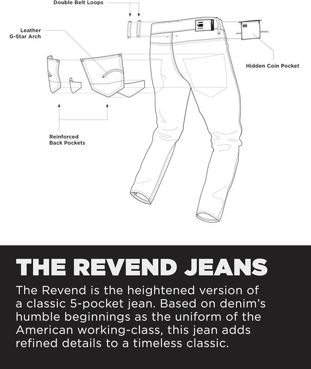 Produktbild G-Star Jeans Skinny Fit "Revend" (W32/L34)