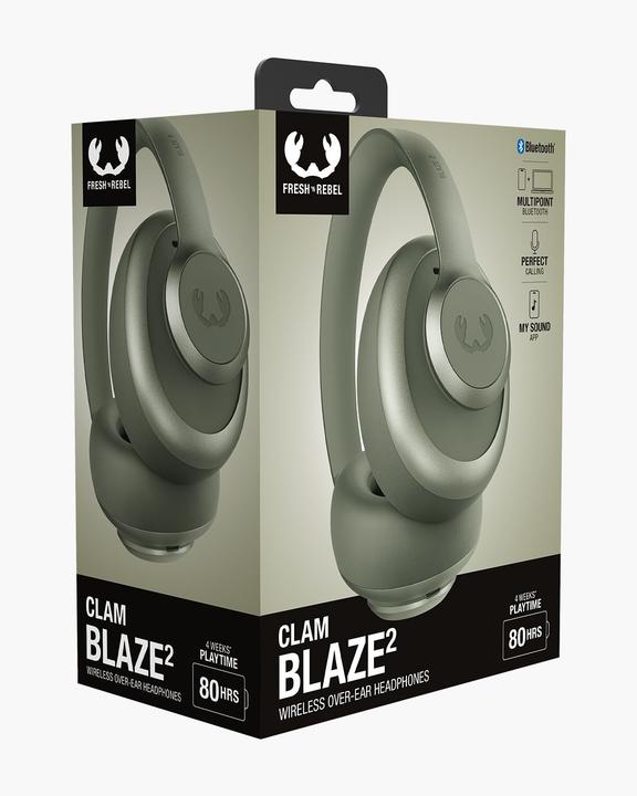 Produktbild Fresh'N Rebel Fresh 'n Rebel Clam Blaze 2 Dried Green (80 h, Kabellos)