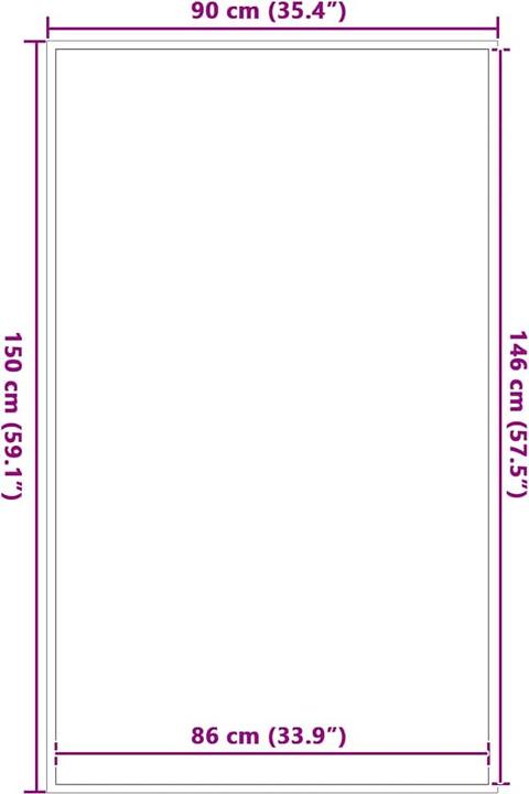 Image du produit vidaXL Marka (90 x 150 cm)