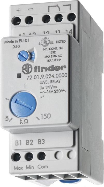 Produktbild Finder Niveau-Überwachungsrelais 1W,16A,Spsp.230VAC 72.01.8.240.0000