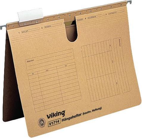 Produktbild Viking Hängehefter V1714 A4 Braun 25 Stück (A4, 25 x)