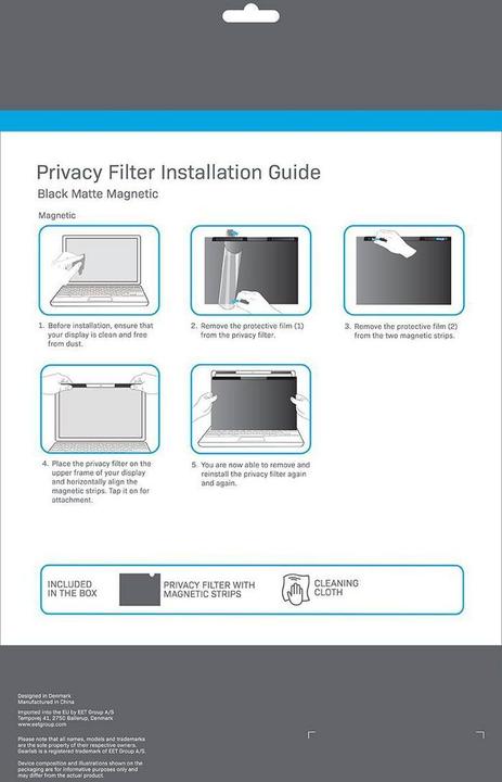 Actual product image Gearlab Magnetic Privacy Filter 16" (16", 16:10)