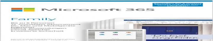 Actual product image Microsoft 365 Family (6 User, 5 Devices/Users, 3 months)