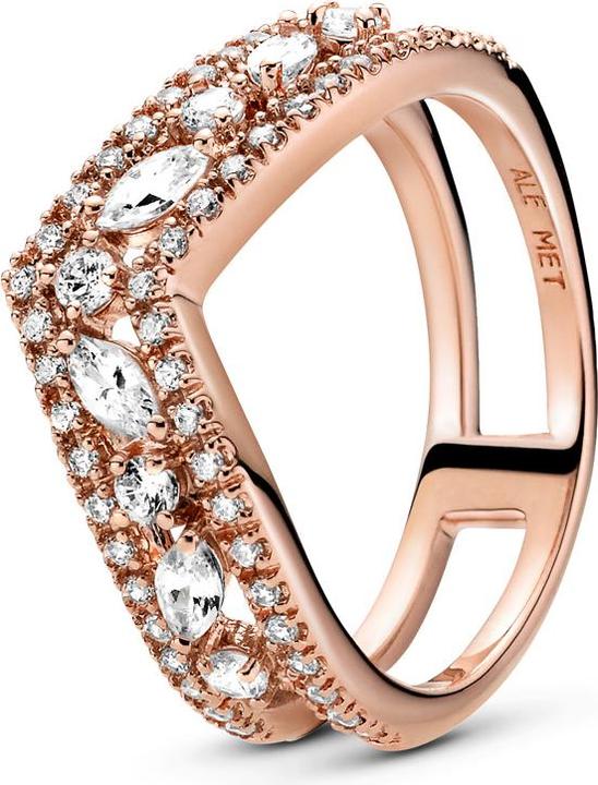 Produktbild Pandora Rose Wishbone Ring (58, 585/14 K Gold)
