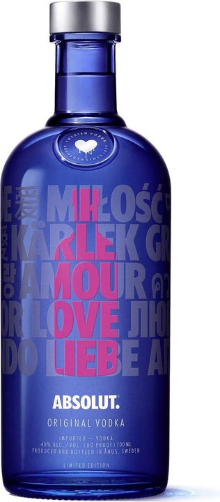 Produktbild Absolut EOY Drop of Love Special Edition 2018 - 70 cl / 40 % Schweden (1 x 75 cl)