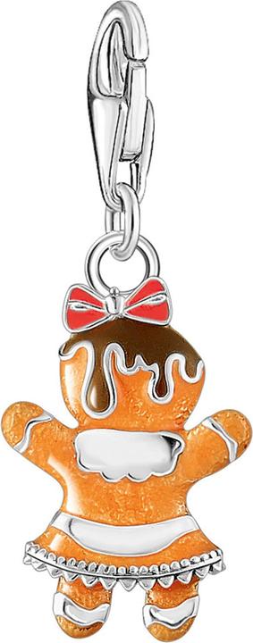 Immagine prodotto Thomas Sabo Charm con ragazza di pan di zenzero in argento (Argento 925, Smalto)