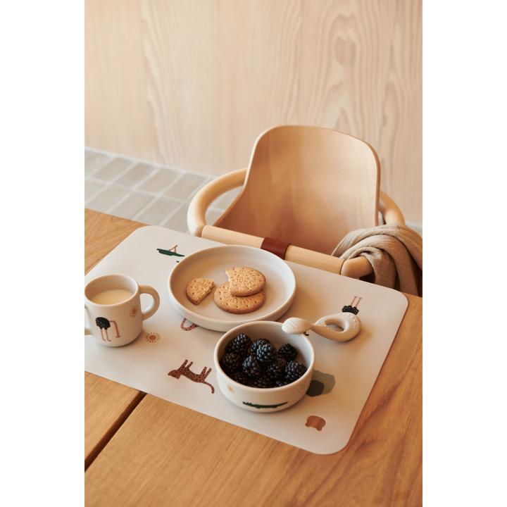 Actual product image Liewood Vivi Safari Sandy Mix Tableware Set