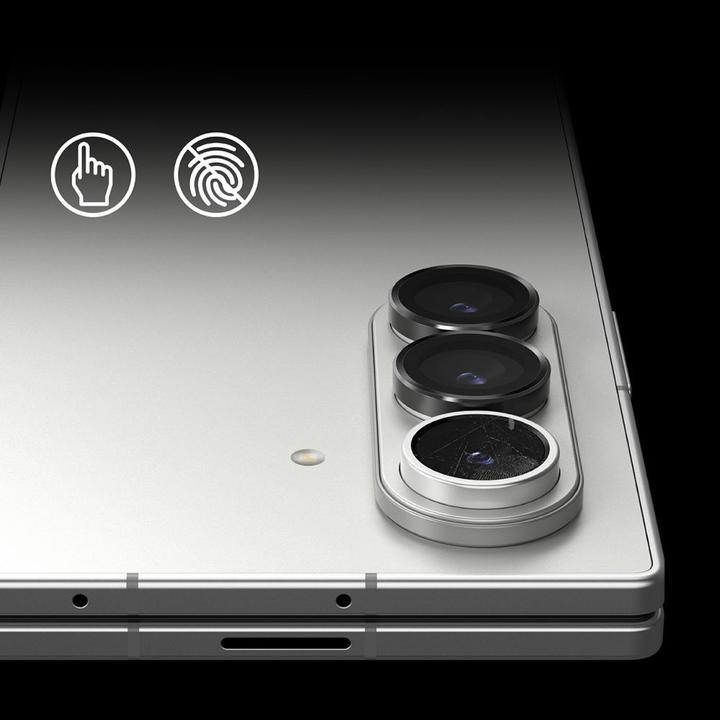 Actual product image Ringke - Camera Lens Frame Glass - Samsung Galaxy Z Fold7 - Black (2 Piece, Samsung Galaxy Z Fold7)