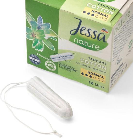Produktbild dm Jessa Tampons Cotton Normal nature (16 x, Normal)