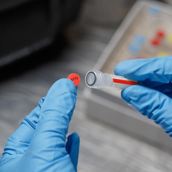 Image du produit Brady M6-98-494-YL, polyester, blanc/jaune, brillant, 25.40 x 9.53 mm, avec étiquette de couverture (4.60 cm)