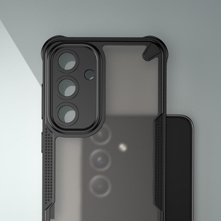 Actual product image OEM Defender Matt case for Samsung Galaxy S25 black (Samsung Galaxy S25)