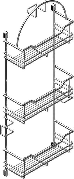 Menage Confort Shelf for vacuum cleaner accessories chromeplated steel 765 mm high