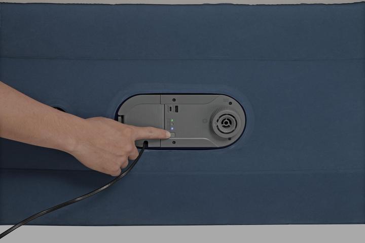Actual product image Bestway AlwayzAire Twin Air Mattress with Built-in Dual Pump 1.91 m x 97 cm x 46 cm (950 x 1860mm)