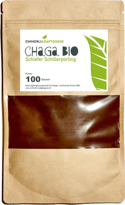 Zimmerli Adaptogene Poudre de chaga (BIO) (1 pièce(s), Poudre, 100 g)