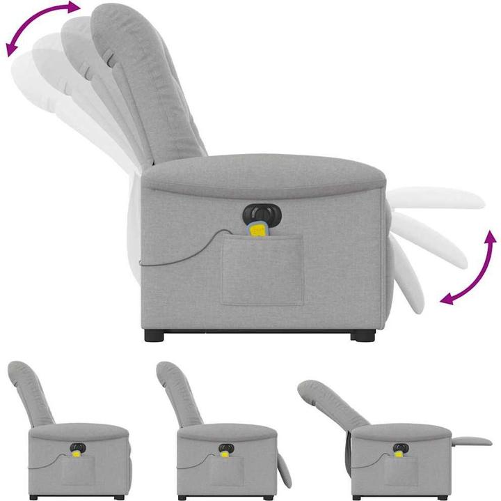 Actual product image vidaXL Massagesessel mit Aufstehhilfe