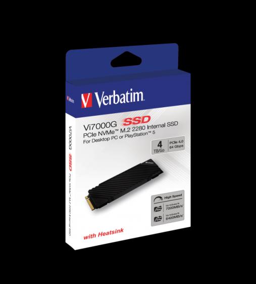 Actual product image Verbatim Vi7000 (4000 GB, M.2 2280)