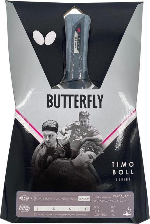 Actual product image Butterfly Timo Boll SUN25726 Table Tennis Bat
