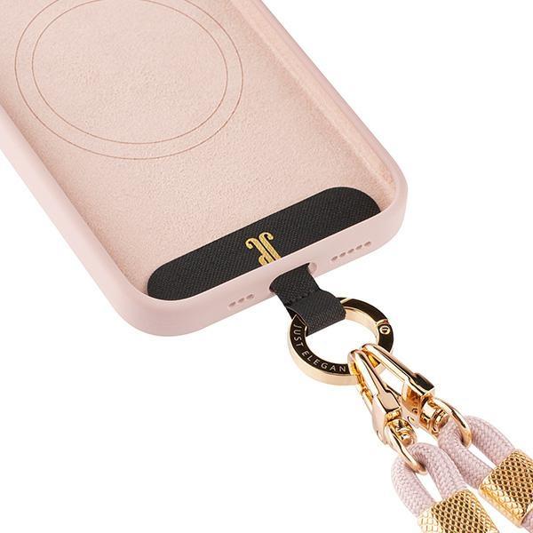 Actual product image Just Elegance Case JE 2in1 iPhone 15 Pro 6.1" MagSafe różowy/rose 30515 () (Apple iPhone 15 Pro)