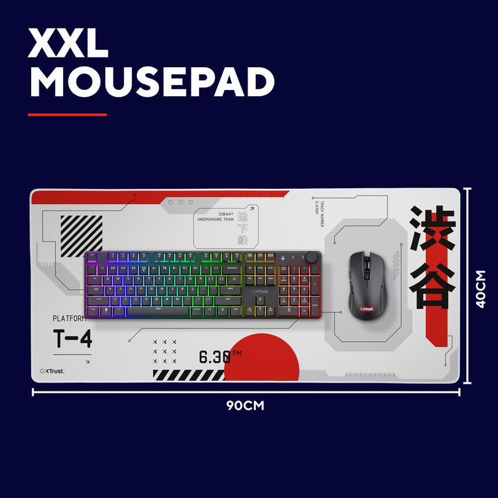 Actual product image Trust GXT759 XXL MOUSEPAD - JAPAN WHI (XXL)