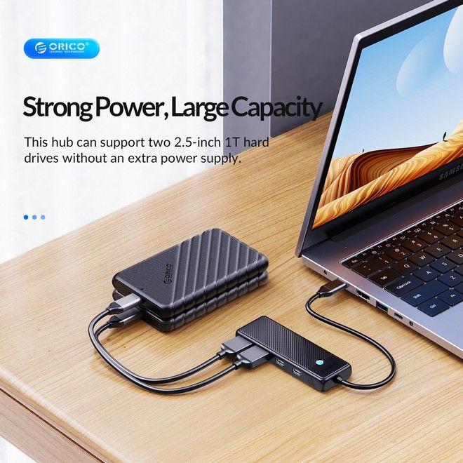 Actual product image Orico PW Series (USB-C, 4 Ports)