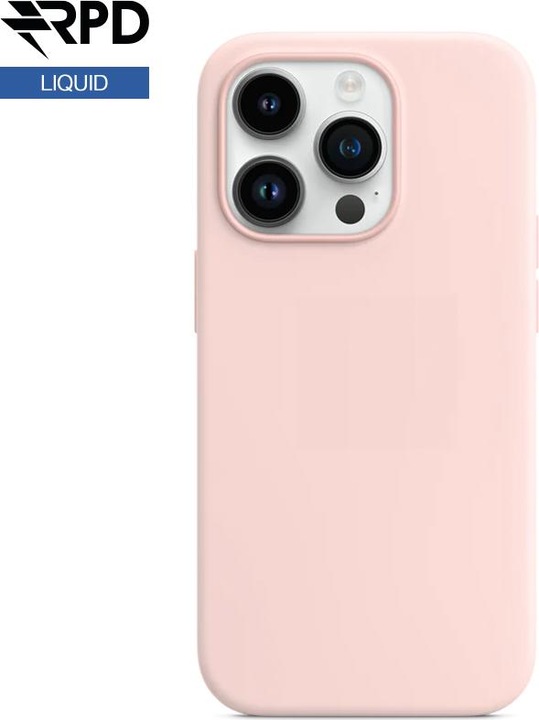 Produktbild RPD iPhone 13 - Silicone Case Chalk pink (helles pink), Liquid (Magsafe-Version) (Apple iPhone 13)