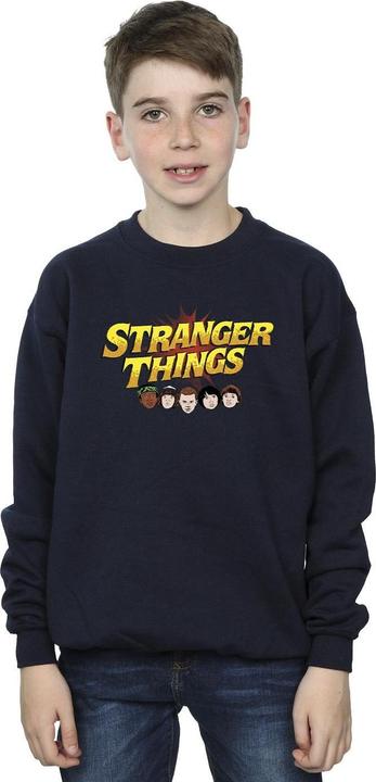 Produktbild Netflix Stranger Things Comic Heads Sweatshirt Jungen (128)