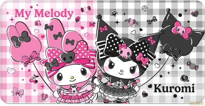 Produktbild Sakami Sanrio Pink Black Party Series XXL Mousepad My Melody & Kuromi (XXL)
