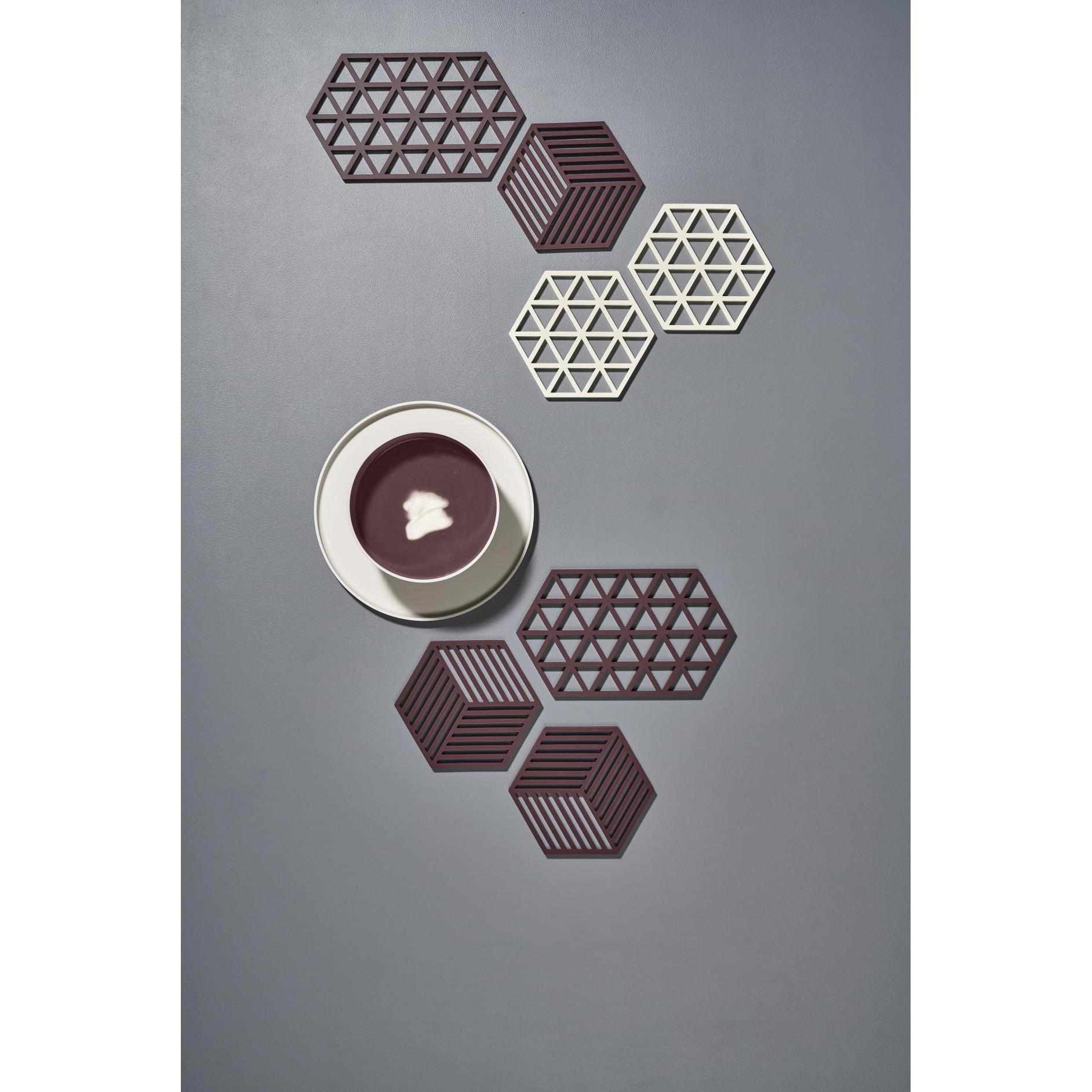 Thumbnail - Zone Denmark, Untersetzer, Triangle Taupe (1 x, Pfannenuntersetzer)