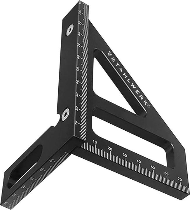 Stahlwerk Mitre angle with stop 3D angle Mitre triangle Aluminium angle
