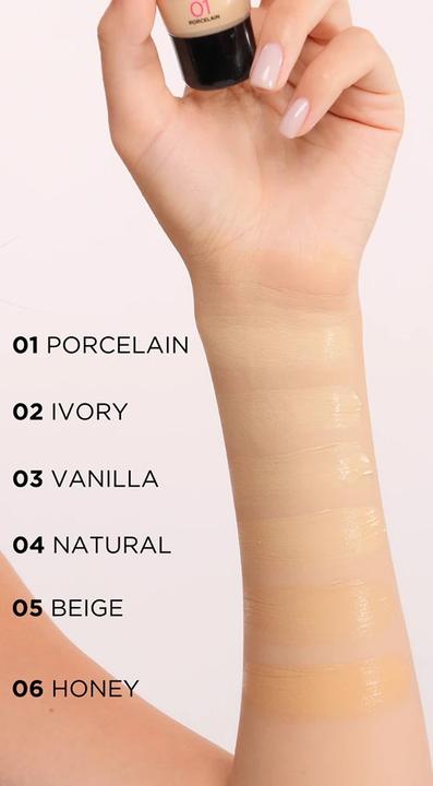 Actual product image Eveline Selfie Time Foundation & Concealer Concealing And Moisturising Deck And Proofreader 02 (Ivory)