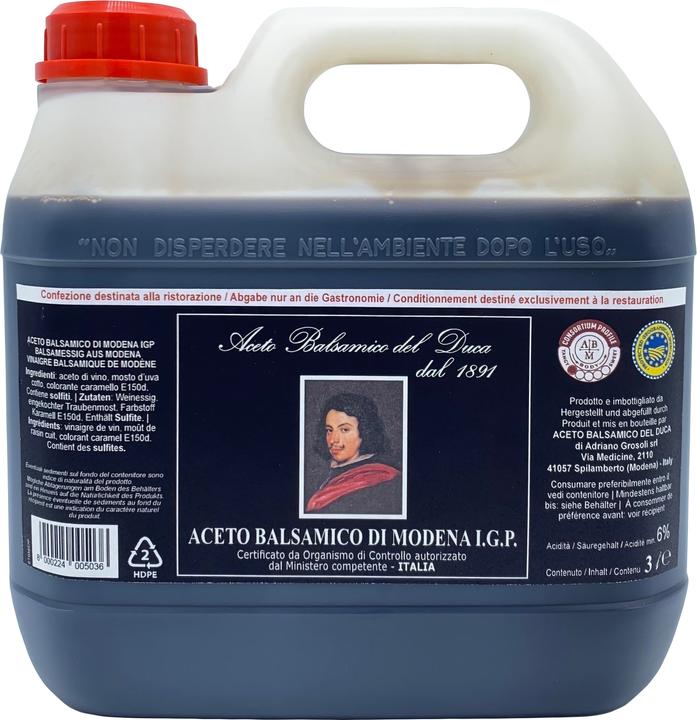 Del Duca Aceto Balsamico di Modena white cap (3000 ml)