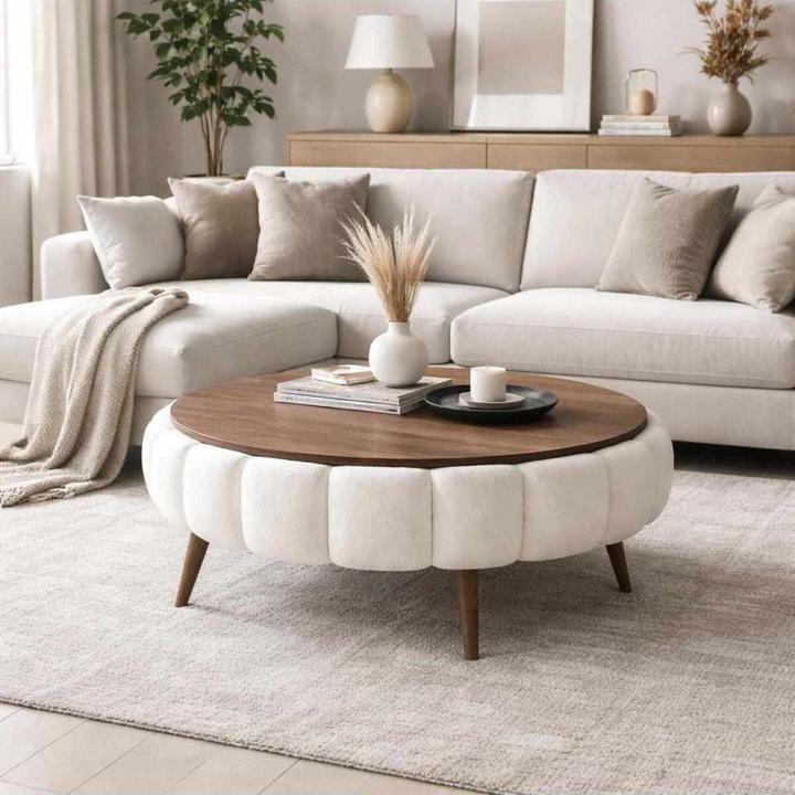 Produktbild Homitis Round Flower Coffee Table (100 x 100 x 44 cm)