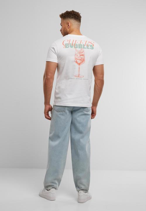 Actual product image Mister Tee MisterTee Cheers Bubbles Tee - 192189 (XS)