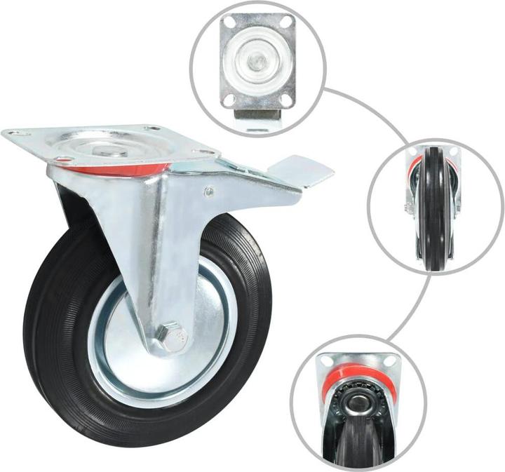 Produktbild vidaXL Lenkrolle