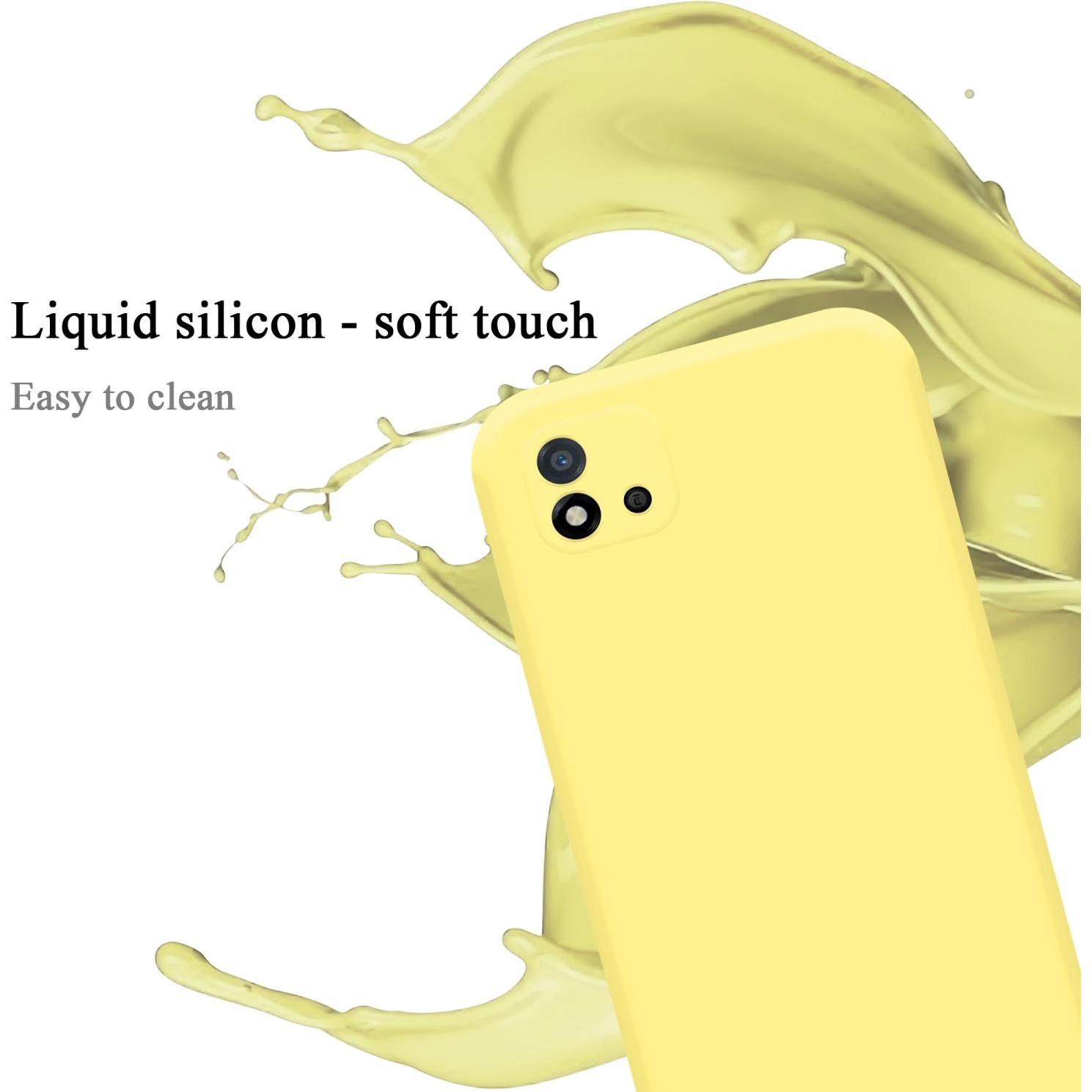 Thumbnail - Cadorabo TPU Liquid Silicone Case Hülle für Realme C11 2021 (Realme C11 2021), Smartphone Hülle, Gelb