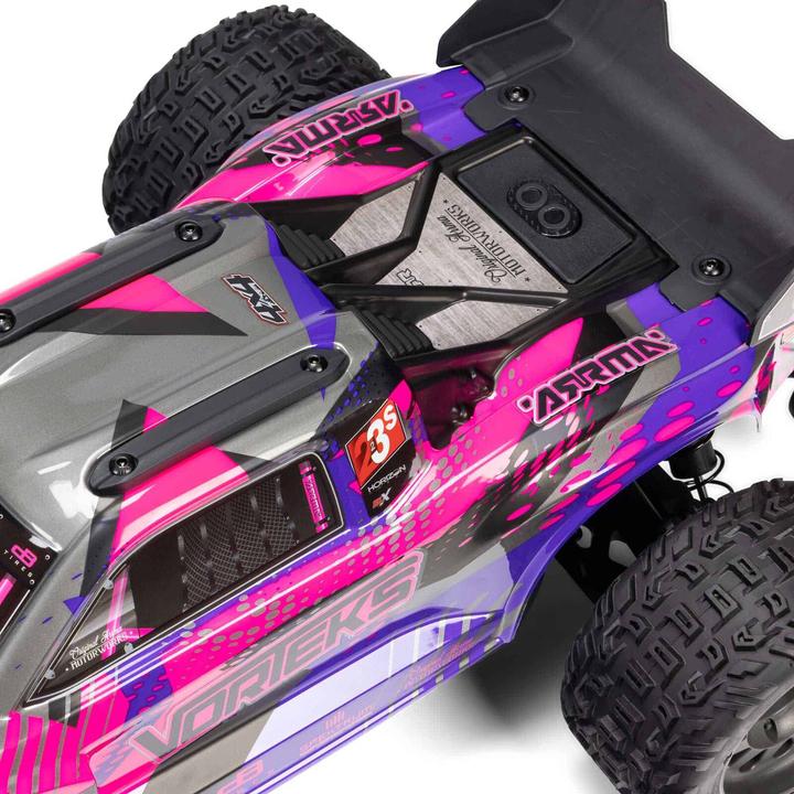 Produktbild Arrma VORTEKS 4X4 223S BLX 1/10 Brushless Stadium Truck RTR mit DSC, Lila (RTR Ready-to-Run)