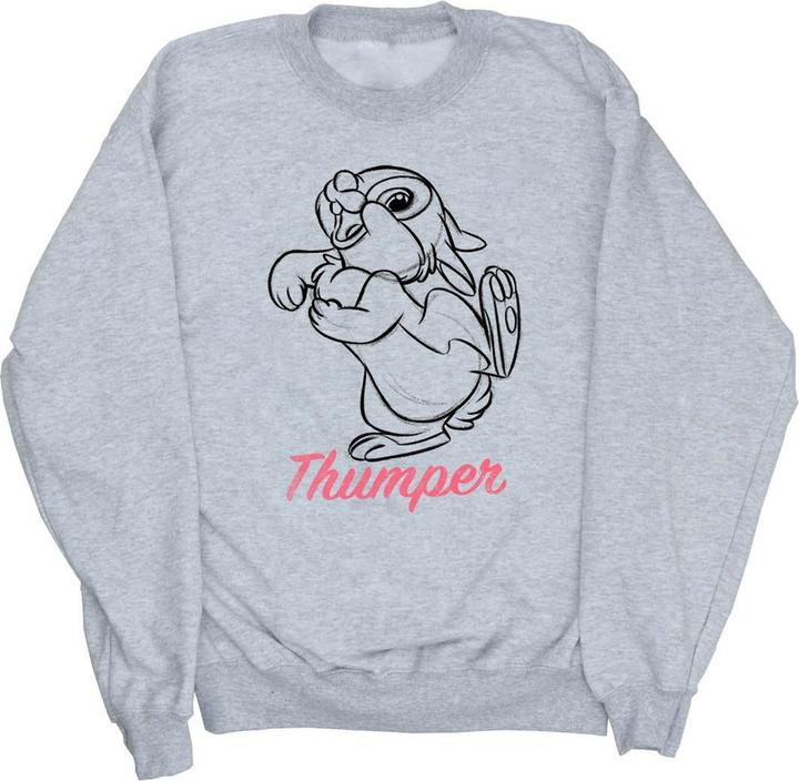 Produktbild Disney Bambi Thumper Line Drawing Sweatshirt Mädchen (152, 158)