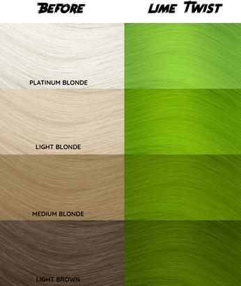 Produktbild Crazy Color Hair Color Cream Number 68 Lime Twist 100ml (68)