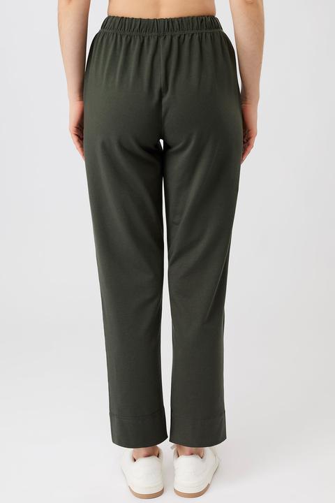 Actual product image Mandala Relaxed Fit Pants Dark Olive (M)