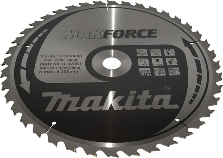 Produktbild Makita MAKFORCE Sägeb. 355x30x40Z