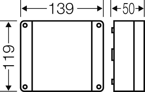 Actual product image Hensel Cable junction box