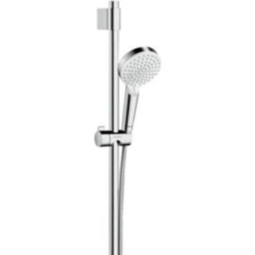 hansgrohe, Duschsystem, Brausegarnitur Vario mit Varia Brausestange 72 cm und Handbrause mit 2 Strahlfunktionen