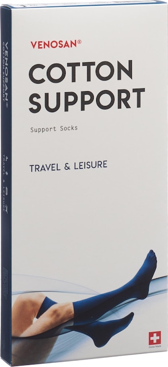 Actual product image Venosan COTTON SUPPORT Socks A-D XL black (XL)