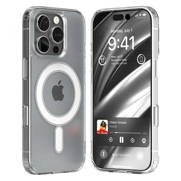 Mercury etui MagSafe Jelhard iPhone 16 Pro 6,3" transparent (Apple iPhone 16 Pro), Smartphone Hülle, Transparent