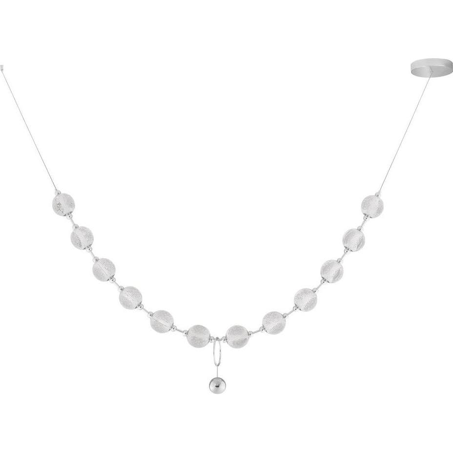 Nova Luce, Pendelleuchte, BRILLANTE LED Pendelleuchte Chrom 49W Neutralweiss 185x10x120cm dimmbar 9186911