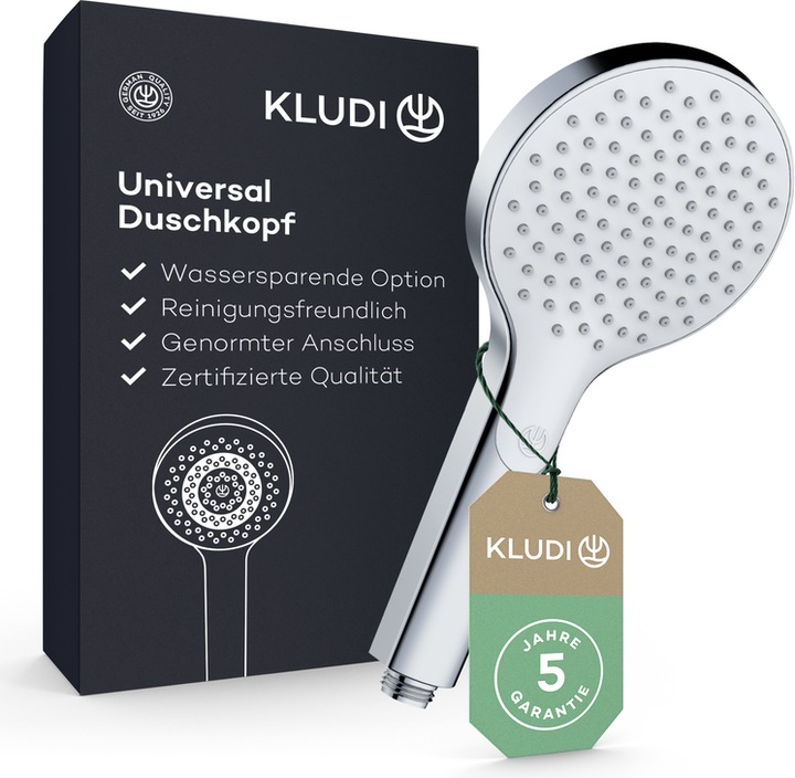 Immagine prodotto Kludi X3 Soffione doccia (1 Tipi di raggi, 15 l/min)