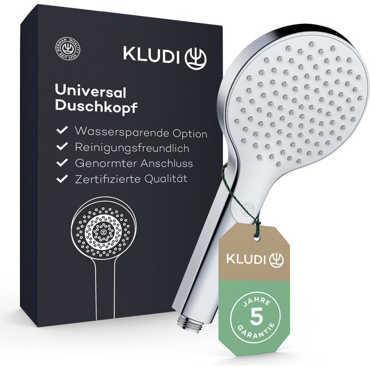 Kludi, Duschbrause, X3 Duschkopf (1 Strahlarten, 15 l/min)