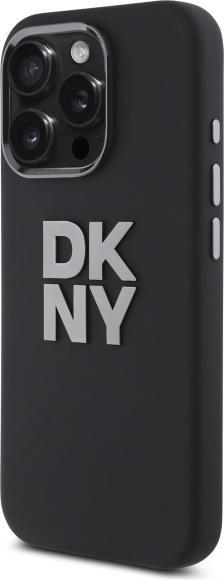Actual product image DKNY DKHCP16XSMCBSK iPhone 16 Pro Max 6.9" czarny/black hardcase Liquid Silicone Metal Logo (Apple iPhone 16 Pro Max)