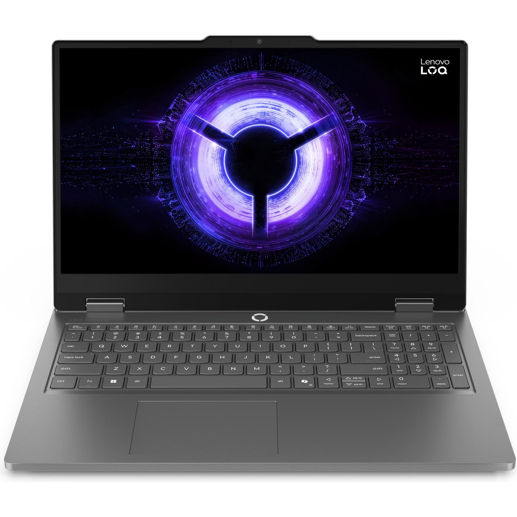 Lenovo LOQ Essential RTX 5050 (15.60", 512 GB, 16 GB, DE, Intel Core i5-13450HX), Notebook, Grau